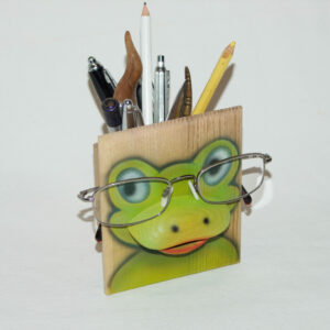 Brillen & Stiftehalter Frosch