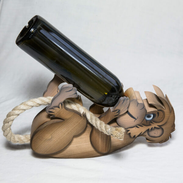 Flaschenhalter Affe
